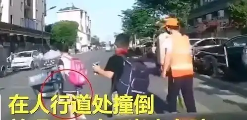  浙江海宁老人驾车逆行,碾压小学生后逃离