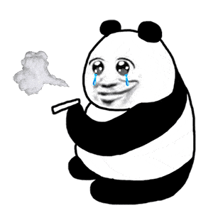  沙雕熊猫头动态表情包