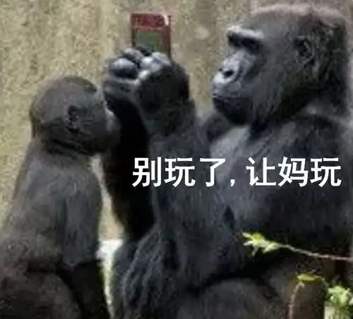 猩猩摊手表情包搞笑段子