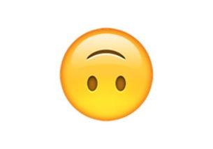  求苹果手机emoji翻白眼和微笑倒过来这两个表情