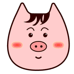  微信表情包刘海猪闪亮登场