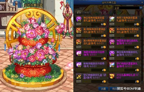  dnf几套国庆套是最优解2个花篮详细解读,建议从节日宝珠出发