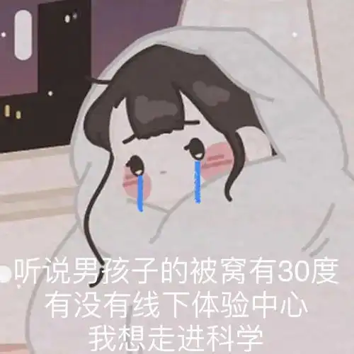  表情包听说男孩子被窝有30度
