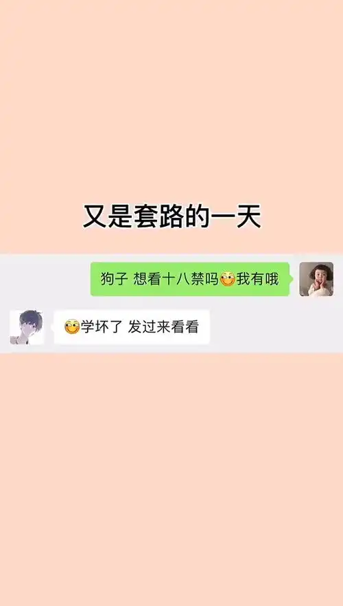  艾特男朋友套路表情包沙雕操作表情包小可爱已上线聊天记录