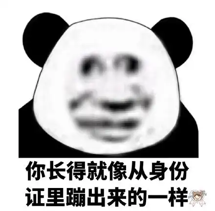 最新表情包熊猫头不将