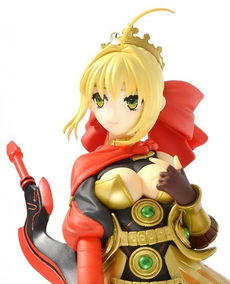  fateextella尼禄礼装手办金色战甲非常亮眼
