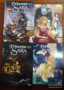  princessesara莎拉公主179,共8册合售法文原版漫画画册,大开本彩印精装,精美品好