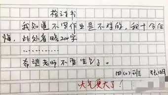  小学生搞笑检讨书,需要老师转账才能看到网友你要搞清楚客户是谁啊