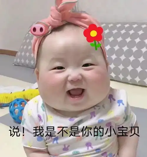  温温表情包说,我是不是你的小宝贝