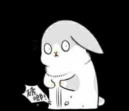  这兔子表情包,最好直接发全套图