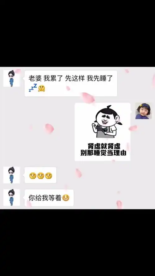  别拿睡觉做借口沙雕操作表情包小可爱已上线聊天记录