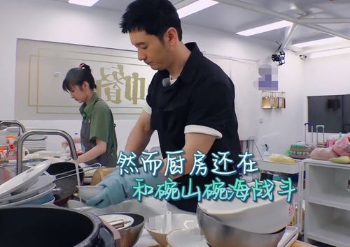  黄晓明变中餐厅刷碗工,精神恍惚累出表情包,既心疼又好笑
