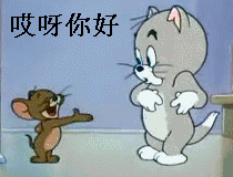 猫捏脸表情包手绘gif