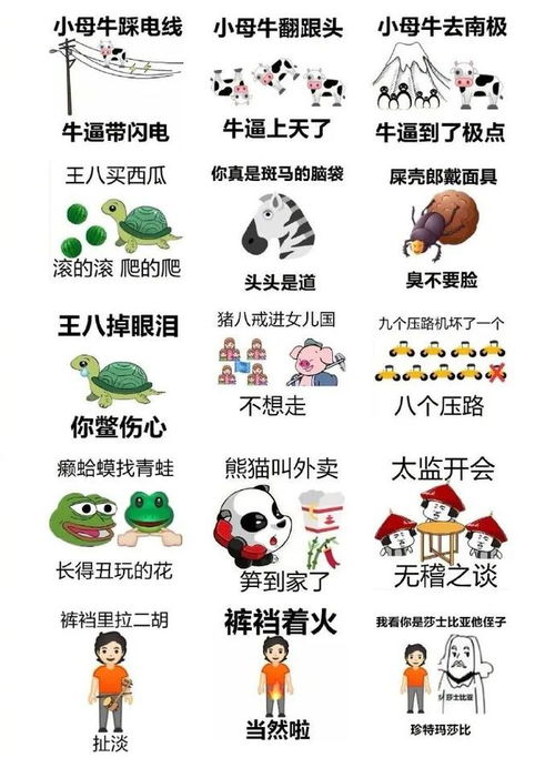 搞笑表情大全爆笑歇后语