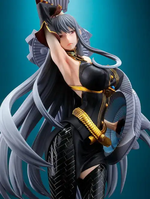  战场女武神塞露贝利亚手办苍蓝魔女姿势迷人
