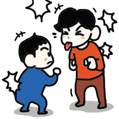  大小捣蛋亲子漫画第三套表情包上架,喜欢的加