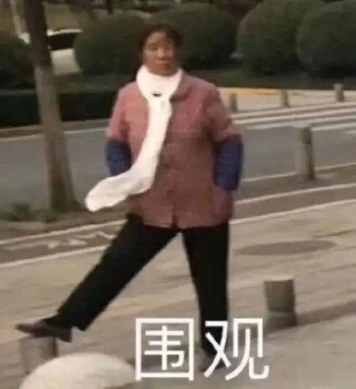 中老年人表情包素材长腿