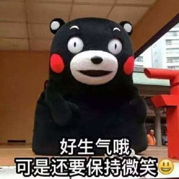  好生气可还是要微笑表情包