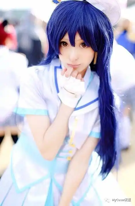  世界美女cosplay欣赏外国美女cos园田海未