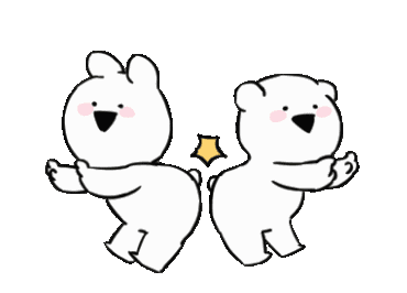  超可的兔熊系列表情包