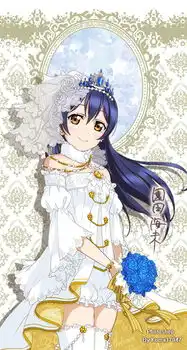  求lovelive园田海未婚纱现象的图片随便求把这图的水印去掉