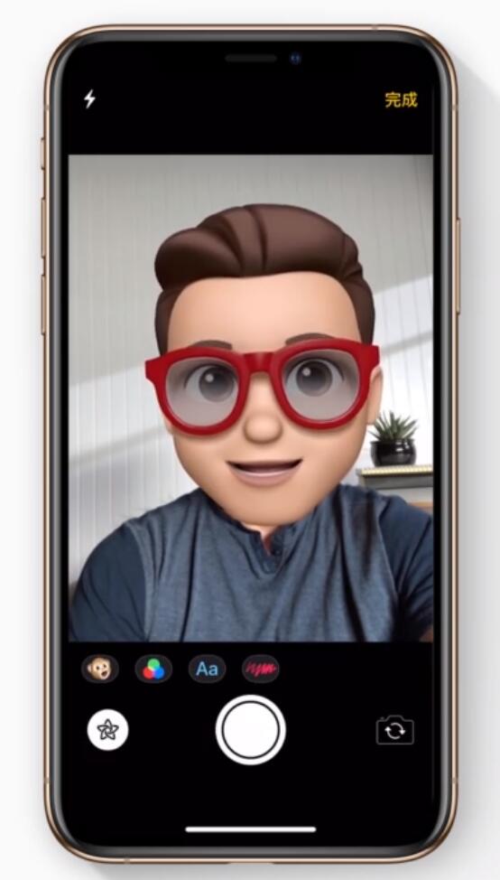  不一样的自拍照用iphone分享拟我表情或视频