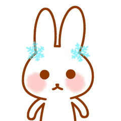  微信qq表情包雪雪兔家族