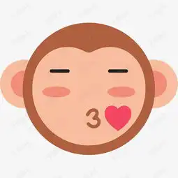  亲吻的猴子表情素材图片免费下载高清psd千库网图片编号9040857