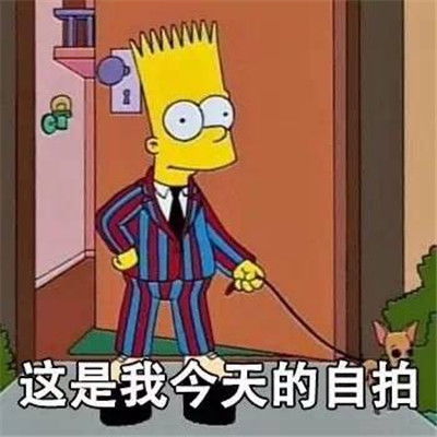  这是我今天的自拍表情包