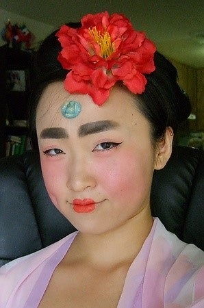  台湾女孩diy唐朝仕女分解化妆过程网络爆红