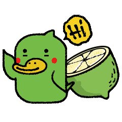  limeduck青柠鸭zomake形象表情微信表情包