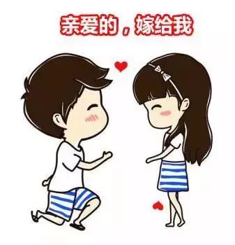  单膝跪地哄好女朋友的表情包合集
