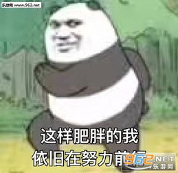  这样肥胖的我依旧在努力前行表情包我能成为你的微信好友吗熊猫表情包下载乐游网游戏下载