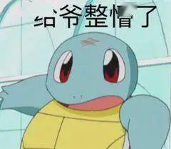  冲冲冲憨憨杰尼龟沙雕表情包