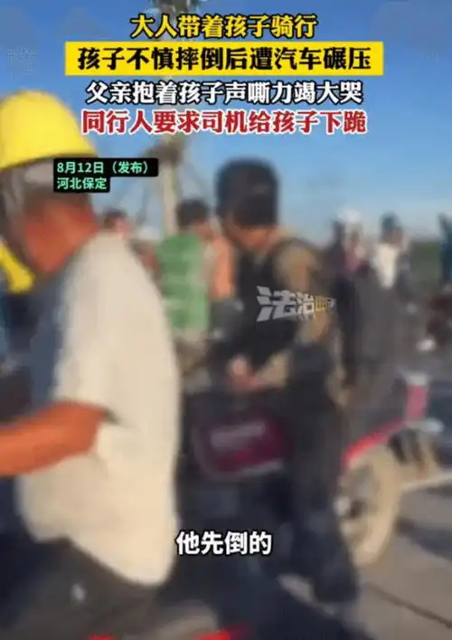  男孩骑行被碾死后续司机被打逼迫下跪道歉,同行曝光更多细节