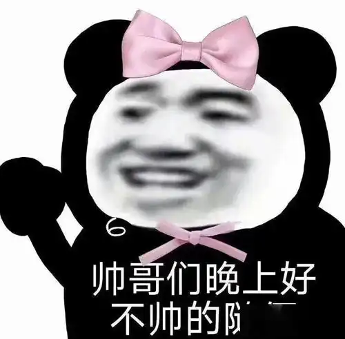  熊猫头表情包i我要...我要嘛...