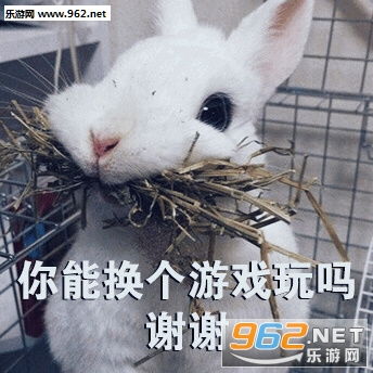  你能换个游戏玩吗谢谢兔子表情包你去单排求你了菜逼表情包下载乐游网游戏下载