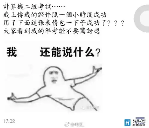  震惊网友实力作死上传表情包做考试头像