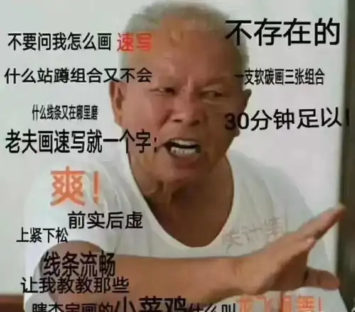  没有几个这样的表情包,还真不好意思说自己是学画画的......