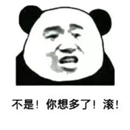  熊猫头怼人精选表情包死了这条心吧,我压根没看上你