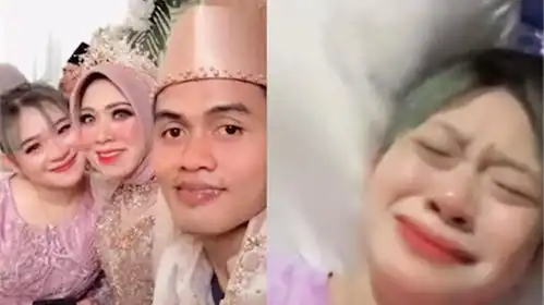  印尼女子在母亲二婚现场强颜欢笑,回家后爆哭,继父身份令其崩溃