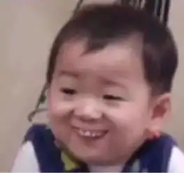 魔性真人笑容表情包台风