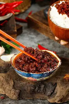  剁辣椒酱拌饭,小吃美食,食品餐饮,摄影素材,汇图网