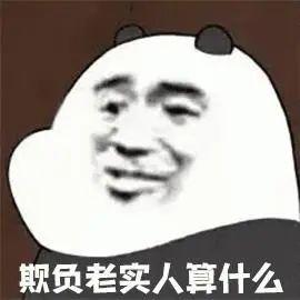 老实人表情包熊猫幽默段