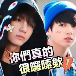  求防弹少年团表情包,最好是打包文件,比如这种ω嘿
