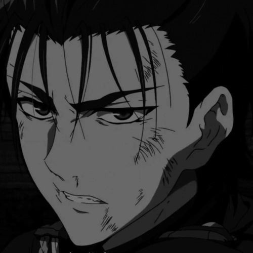  黑白动漫男头温柔拯救不了孤独
