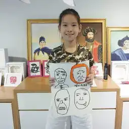  丰富的表情尽在小小漫画家漫画创作体验活动