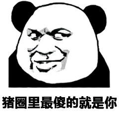 熊猫头表情包i你懂我的意思吧