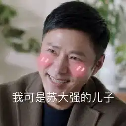  搞笑都挺好苏明哲表情包,我可是苏大强的儿子