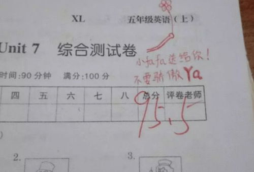  90后女老师太可爱,批阅试卷自带表情包,网友直呼我想来上课